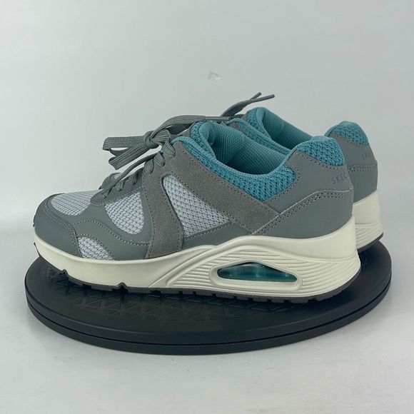 Skechers Uno Tripik Gray/Blue Athletic Running Shoes 52457 Men’s Size 7 - Picture 7 of 12